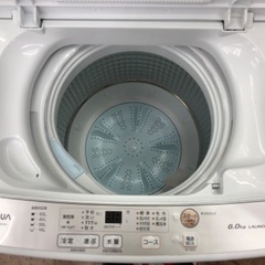 AQUA 6.0kg 全自動洗濯機 AQW-S60J 2021年製