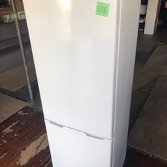 NO 658 🌈福岡市内配送設置無料✨🌈　アイリスオーヤマ 冷蔵庫 162L 家庭用 幅47.4cm 冷凍室 62L 右開き スリム ホワイト AF162L-W 2021年式 