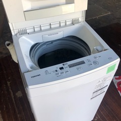 NO 656  🌈福岡市内配送設置無料✨🌈　東芝 4.5kg 全自動洗濯機 ピュアホワイトTOSHIBA AW-45M7-W 2019年　