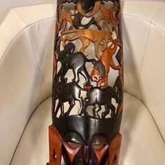 アウトレット　マサイ族　手彫り飾り