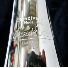 Vincent Bach テナーバス トロンボーン Stradivarius Model42 42BO GL　ケース付 管楽器 ストラディバリウス ヴィンセントバック