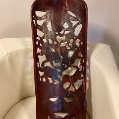 アウトレット　マサイ族　手彫り飾り盾