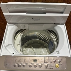 K1315  洗濯機 パナソニック 2017年 6kg