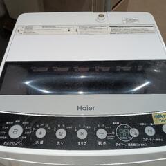 配送可【ハイアール】4.5K洗濯機★2021年製　分解クリーニング済/6ヶ月保証付　管理番号11311