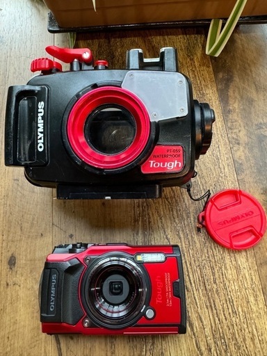 OLYMPUS TG-6 水中カメラ＋ハウジングセット - メルカリ