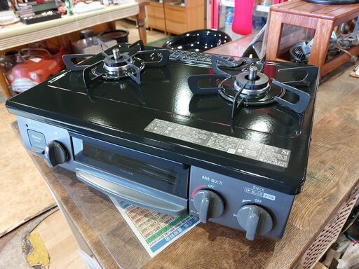 【愛品館 市原店】リンナイ　2024年製　都市ガス用/ガステーブル　KG35NBKR　【愛市IFC051824-104】
