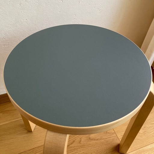 【週末お値下げ】Artek スツール E60 ラミネート　ピューター 週末お値下げ】Artek スツール E60 ラミネート ピューター Stool 60