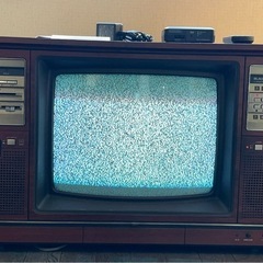 美品 昭和レトロ チューナー付き TOSHIBA木製ブラウン管TV 18T95F
