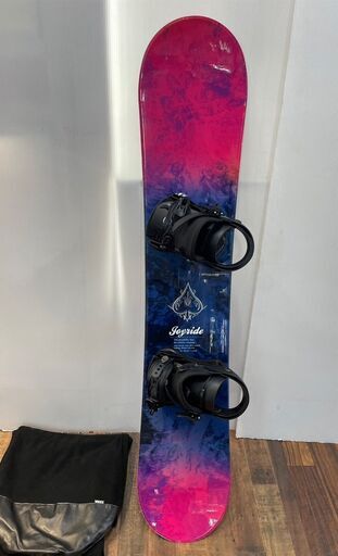 JOYRIDE スノーボード板とビンディングセット 美品 全長141ｃｍ SALOMON FLUX サロモン