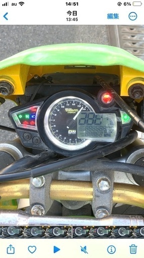 ☆ 快調 カワサキ KSR80 改 タケガワDNメーター KSRⅡ 6速