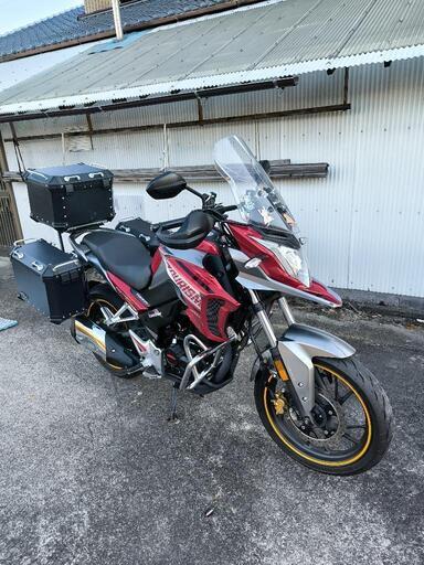 取引中　ホンダcb190x 旅仕様　低走行車