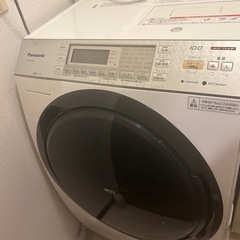 パナソニックドラム式電気洗濯乾燥機　容量１０ｋ　引き渡しは11月30日なります　