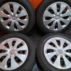 【DUNLOP WINTER MAXX WM03 175/65R15】スタッドレス【トヨタ アクア 純正ホイール 15インチ 5.5J4HPCD100】21年製　(VTP049)