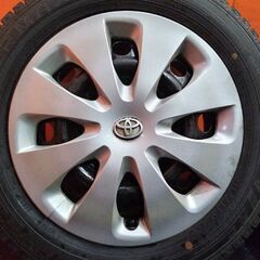 【DUNLOP WINTER MAXX WM03 175/65R15】スタッドレス【トヨタ アクア 純正ホイール 15インチ 5.5J4HPCD100】21年製　(VTP049)