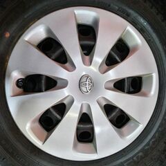 【DUNLOP WINTER MAXX WM03 175/65R15】スタッドレス【トヨタ アクア 純正ホイール 15インチ 5.5J4HPCD100】21年製　(VTP049)