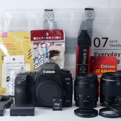 ★Canon EOS 5D MarkⅡ★S数少●転送OK●Wズームレンズ  1ヶ月動作補償あり！ 安心の補償付き発送！　送料無料！