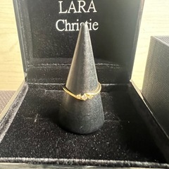 [ララクリスティー] K18YG ダイヤモンド リング  0.1ct•質問があればどうぞ