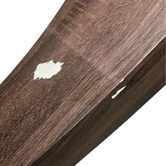 ジ1110-07】厚さ10mm強化ガラス‼️ダイニングテーブル 1部塗装剥がれ有