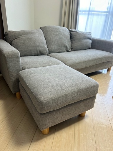 決まりました！カウチソファ　3人掛け　美品