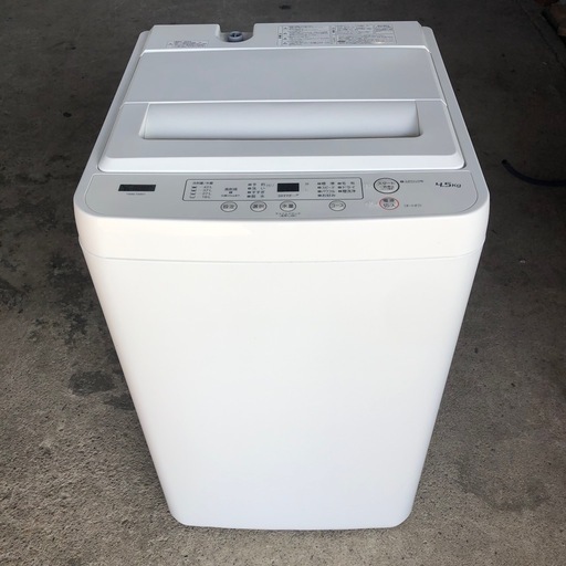美品 2023年 ヤマダ電機 4.5kg 全自動洗濯機 YWM-T45H1 配達応談