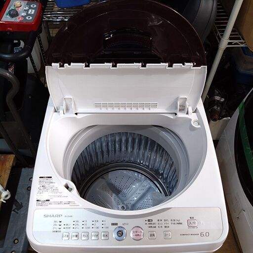 A6290【配達&取付可能!!】シャープ 全自動洗濯機 2019年製 ES-TX5UC-W A6290【配達&取付可能!!】シャープ 全自動洗濯機 2019年製 ES-TX5UC-W
