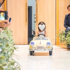 ポルシェタイプ 電動乗用ラジコンカー 結婚式リングボーイ•リングガール