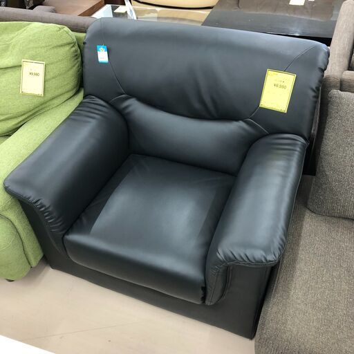 Wa1281 一人用ソファー ブラック人気モデル