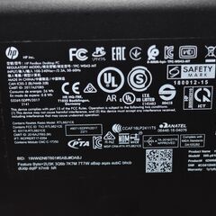 中古良品 HP デスクトップ PC Pavilion Desktop 595-p0101jp/Win11+ 