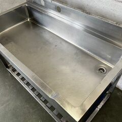 ステンレス製 舟形シンク 業務用 厨房機器 店舗用品 W1200×D600×H750 Y0486