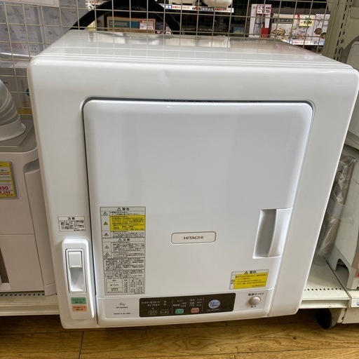 日立6kg乾燥機DE-N60WV 2021年製 日立 衣類乾燥機 DE-N60WV 乾燥