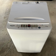 中古/2022年製/Hisense/HW-E4504/4.5kg/洗濯機