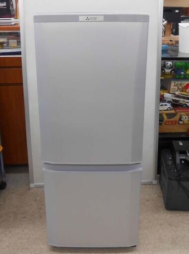 2ドア冷蔵庫 146L 2020年製 三菱 MR-P15E-S1 シルバー 100Lクラス
