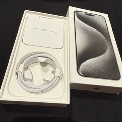 iPhone15ProMax 512GBホワイトチタニウム
