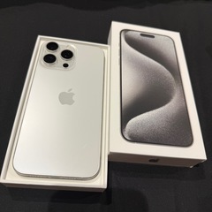 iPhone15ProMax 512GBホワイトチタニウム