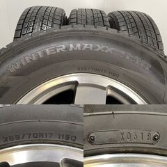 DUNLOP WINTER MAXX SJ8 265/70R17】スタッドレス【Jeep ラングラー 