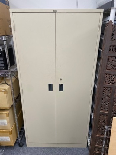 3人用ロッカー 幅87.5×奥51×高174.5cm 木目調ドア 鍵付き 更衣室 札幌