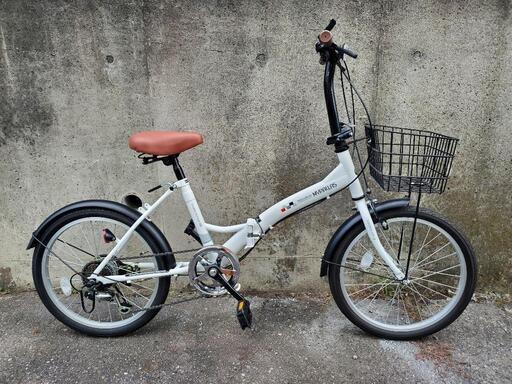 ♪ジモティー特価♪街をすいすいシマノ外装6段変速付き折りたたみ中古