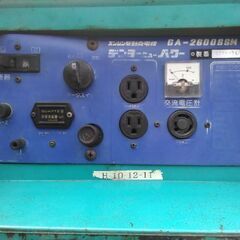 防音型発電機 デンヨー GA-2600SSM 実働 セル式