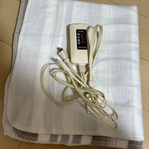【ほぼ新品】電気しき毛布　83*140