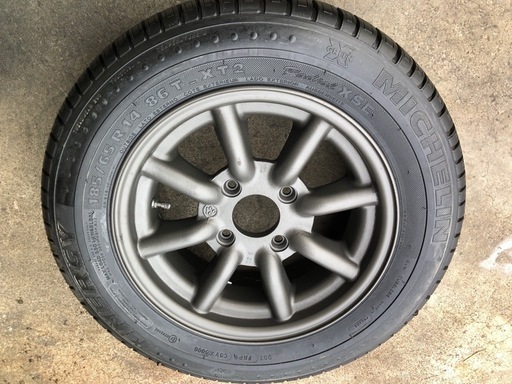 RS Watanabe A TYPE 14×7J+3 4H-100 ブラック 4本 / 14インチ