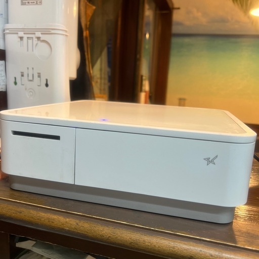 スター精密 レシートプリンター 白 POP10-OF WHT JPドロアー内蔵レジ&感熱ロール紙18巻