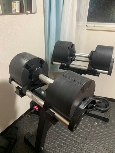 •ベンチ •可変式ダンベル 20kg / スタンド付き/2kg刻み セット de072.jpg