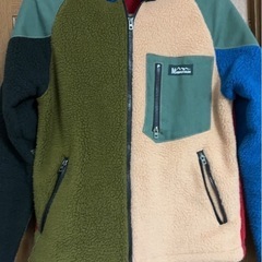 Manastash マルチカラー フリースジャケット