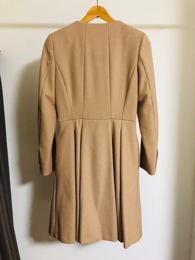 TED BAKER Aラインコート ピンクベージュ TED BAKERコート TED BAKER A