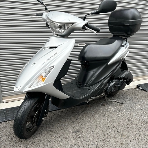 3014.自賠責8年4月まで　アドレスv125s ライトLED、リアボックス付属　千葉県柏市　即日配送、自走引き取りも可能