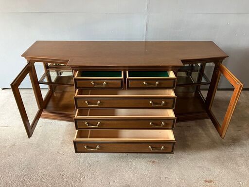 マルニ木工　地中海シリーズ　サイドボード　チェスト　キャビネット　美品 美品 マルニ maruni マルニ木工 サイドボード キャビネット 地中海 棚