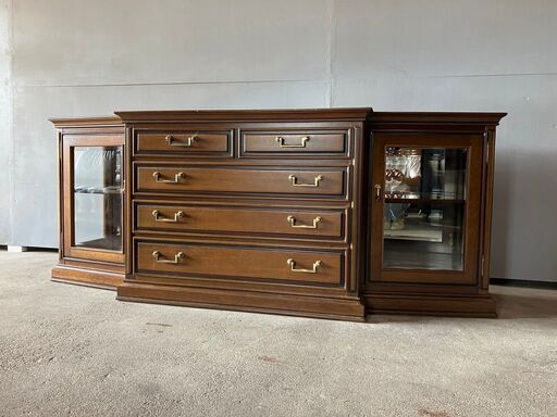 マルニ　地中海　リビングボード　キャビネット　飾り棚　食器棚　本棚　ミドルボード マルニ 地中海 サイドボード リビングボード 飾り棚 キャビネット