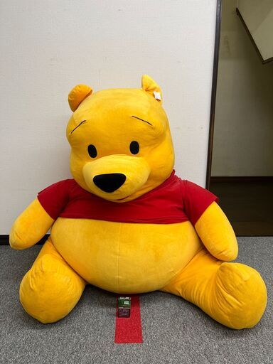 超特大くまのプーさん ぬいぐるみ 本体　高さ85cm 超特大 希少 くまのプーさんぬいぐるみ 超特大くまのプーさん