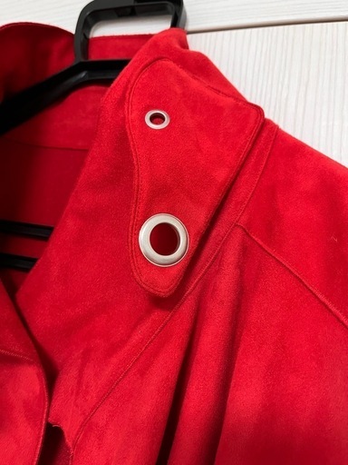 Ameri vintage WRAP COLLAR COAT RED アメリ