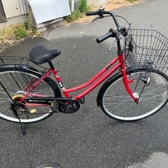 ⭐️美品⭐️おしゃれな赤い自転車27インチ ELLIPSE＆ARCH
